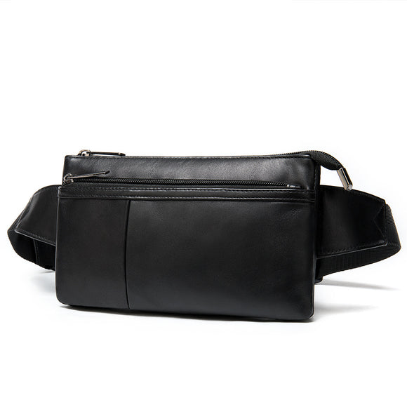 Bolsa Diagonal de Cuero Casual Unisex