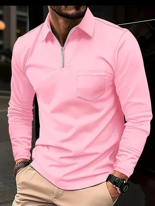 Polo Deportivo Manga Larga para Hombre - Estilo Ejecutivo - Image 6