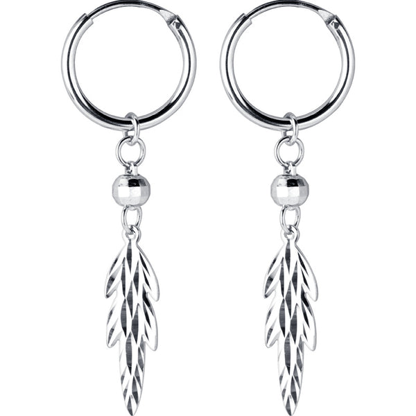 Aretes de Hoja Elegancia Tendencia