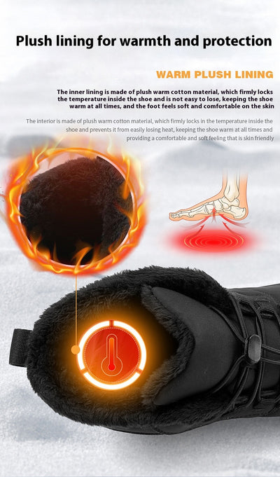 Botas de Nieve Impermeables Antideslizantes con Forro Polar y Aislamiento Térmico - Image 15