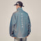 Chaqueta Reflectante para Hombre con Cuello Tipo Mao - Primavera