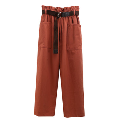 Pantalones Casuales con Cintura Elástica y Estampado Floral - Image 4