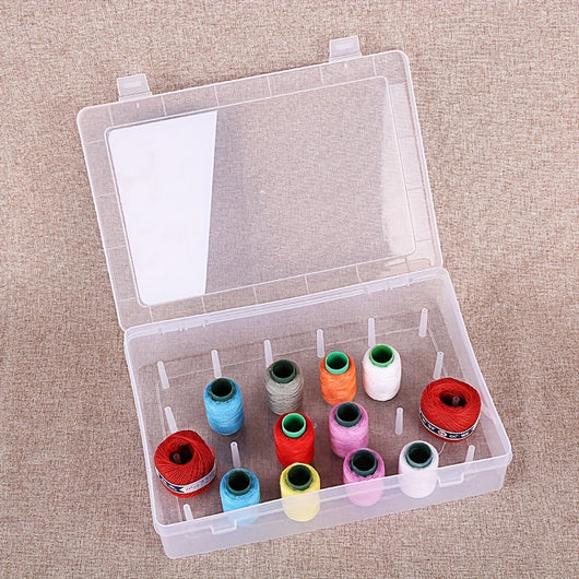 Organizador de Costura 42 Compartimentos - Caja de Almacenamiento Multifuncional para Bordado - Image 7