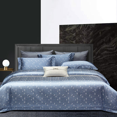 Juego de Cama Jacquard Algodón Premium de 4 Piezas - Image 3