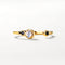 Anillo de Plata S925 con Circón Negro Natural para Mujer