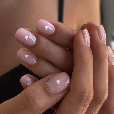 Uñas Postizas Francesas Mariposa Púrpura con Borde Negro - Stickers de Uñas Premium - Image 37