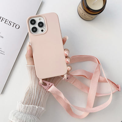 Funda Crossbody con Cordón de Silicona Líquida para Celular - Image 14