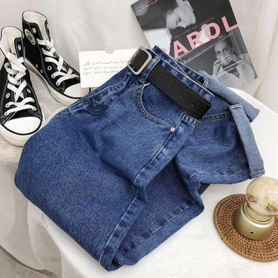 Jeans Rectos Anchos y Sueltos para Mujer - Image 3