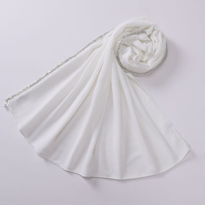 Pañuelo Chifón Malayo Diamond Bright con Bordes Largos - Image 25