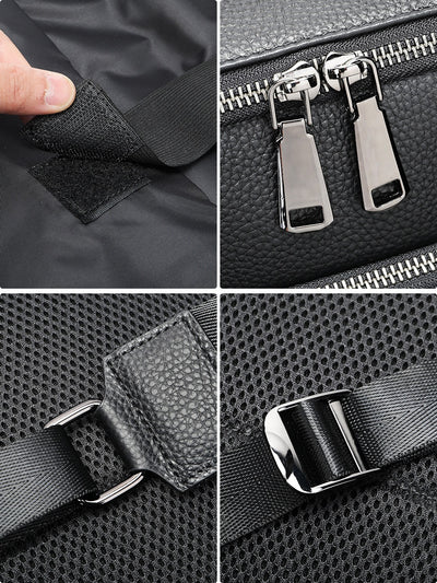Mochila de Cuero para Hombre - Gran Capacidad Multifuncional - Image 3