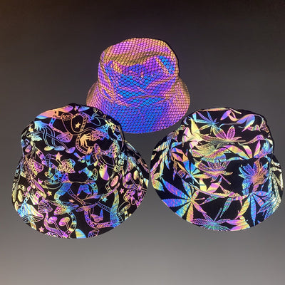 Gorra Cubo Reflectante con Estampado Colorido - Image 15