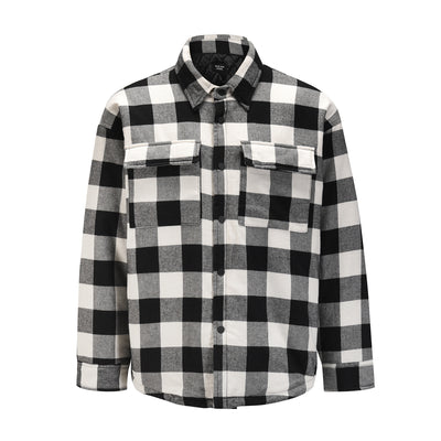 Chaqueta Cuadros Hombre y Mujer - Algodón Suelta y Cómoda