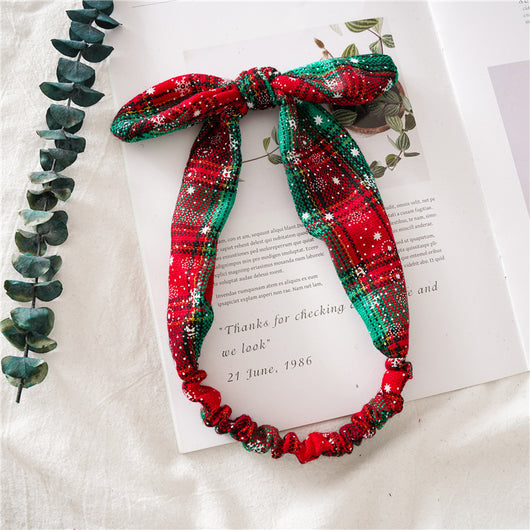 Diadema Navideña para Mujer con Orejas de Conejo Elástica - Image 16