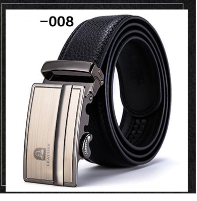 Cinturón de Cuero Ejecutivo para Hombre con Hebilla Automática de Dos Capas - Image 17