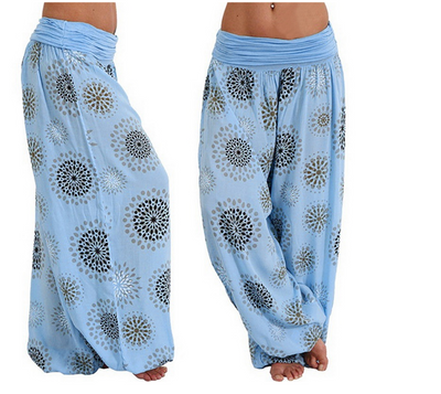 Pantalones Casuales Mujer Estilo Europeo con Estampado Digital y Corte Relajado - Image 5