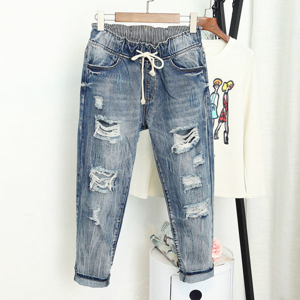 Jeans Oversized Rotos con Estilo Urbano