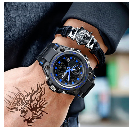 Reloj Deportivo Dual Display - Resistente al Agua para Hombre - Image 3