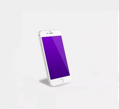 Protector de Pantalla Fibra de Carbono Violeta iPhone 7 Plus - Cristal Templado 3D - Image 6