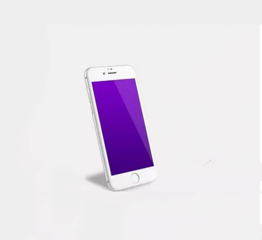 Protector de Pantalla Fibra de Carbono Violeta iPhone 7 Plus - Cristal Templado 3D - Image 6
