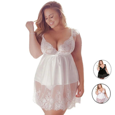 Conjunto de Dormir de Dos Piezas con Encaje Sensual para uso en Ecuador