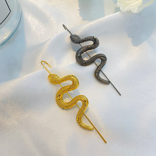 Aretes de Serpiente Simulada - Accesorios de Moda con Personalidad - Image 4
