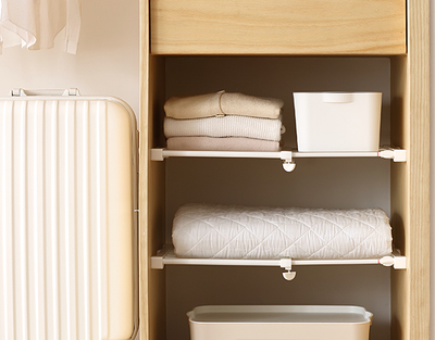 Gabinete Organizador Modular con Estantes Retráctiles para Baño y Dormitorio