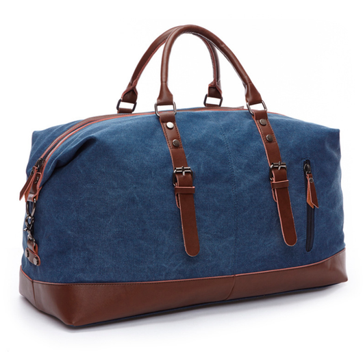 Bolsa de Lona Retro para Viajes - Mochila de Gran Capacidad para Hombre - Image 7