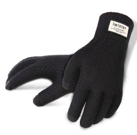 Guantes de Lana Cachemir para Hombre - Pantalla Táctil, Abrigados y Elegantes