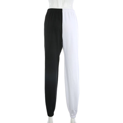 Pantalones de Corte Moderno con Costuras Combinadas - Image 11