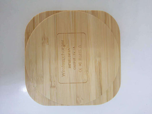Cargador Inalámbrico de Bambú 5W - Image 2