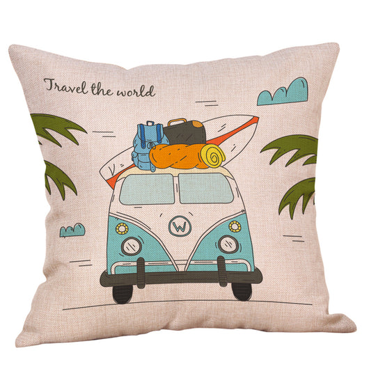Fundas de Almohada Temática Playa Verano - Image 4