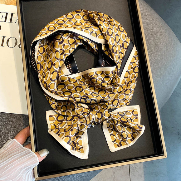 Fine and Warm Silk Scarf - Versatile Thin Ribbon