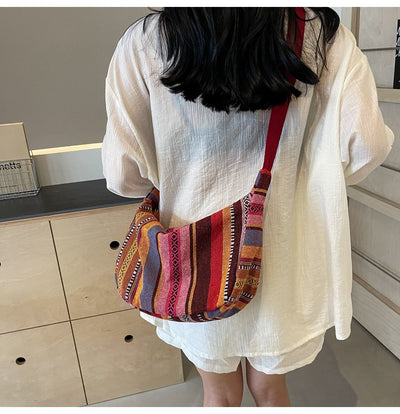 Bolso Bandolera Étnico Dumpling de Gran Capacidad - Estilo Moderno para Mujer - Image 20