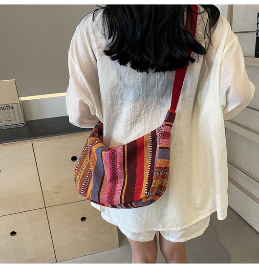 Bolso Bandolera Étnico Dumpling de Gran Capacidad - Estilo Moderno para Mujer - Image 20