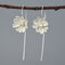 Literary Jasmine Earrings Silver-Plated