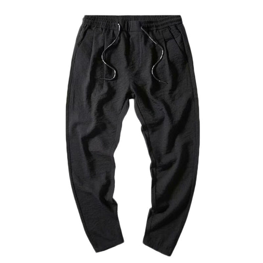 Pantalones Largos de Seda de Hielo para Hombre - Frescos y Cómodos - Image 4
