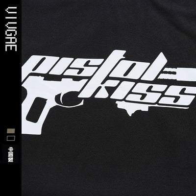 Camiseta Hip Hop Rock Suelta Manga Corta con Diseño Estampado para Hombre - Image 13