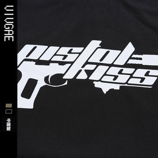Camiseta Hip Hop Rock Suelta Manga Corta con Diseño Estampado para Hombre - Image 13