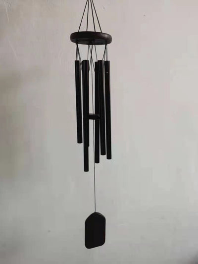 Carillón de Viento Decorativo de Madera Maciza con Tubos Metálicos - Image 19
