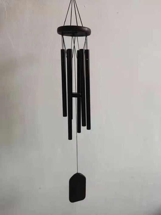 Carillón de Viento Decorativo de Madera Maciza con Tubos Metálicos - Image 19