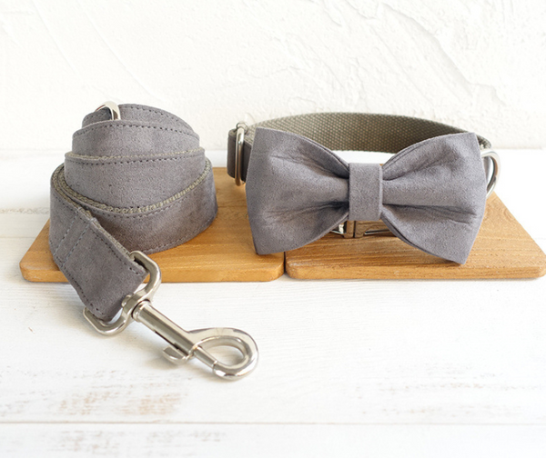 Conjunto de Arnés de Tracción con Pajarita para Perro
