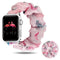 Elástico de Cabelo Estampado Flamingo Rosa