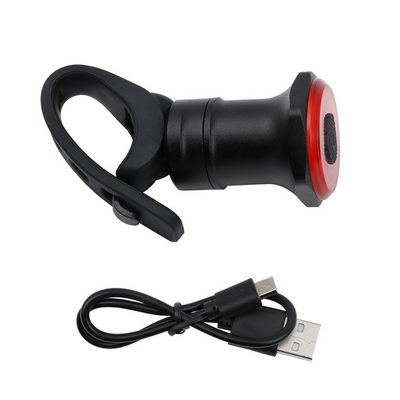Luz Trasera LED Personalizada para Bicicleta - Seguridad Nocturna