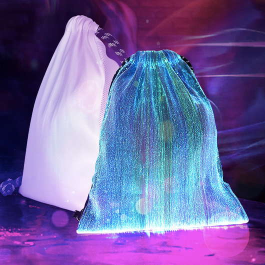 Mochila con Fibra Óptica LED Iluminada - Image 3