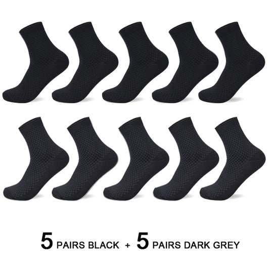 Calcetines Ejecutivos de Fibra de Bambú para Hombre Transpirables - Image 21