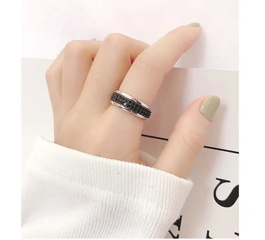Anillo Giratorio de Plata Esterlina para Mujer - Diseño Minimalista - Image 10
