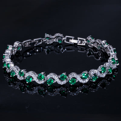 Pulsera de Oro Blanco con Diamantes Brillantes - Image 17