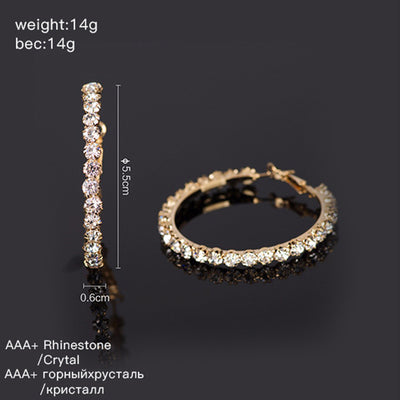 Arete de Diamantes Geométricos en Línea Simple con Circonitas - Image 7