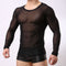 Remera Manga Larga Mesh para Hombre