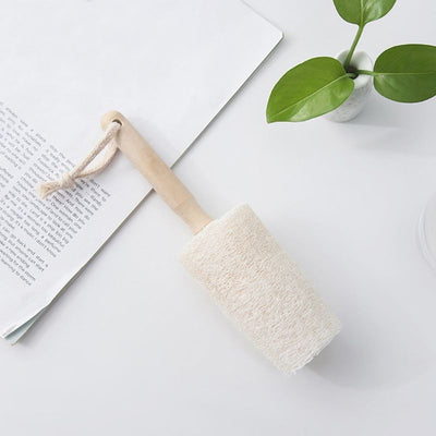 Cepillo de Loofah Natural con Mango de Madera para Botellas y Vasos - Image 6
